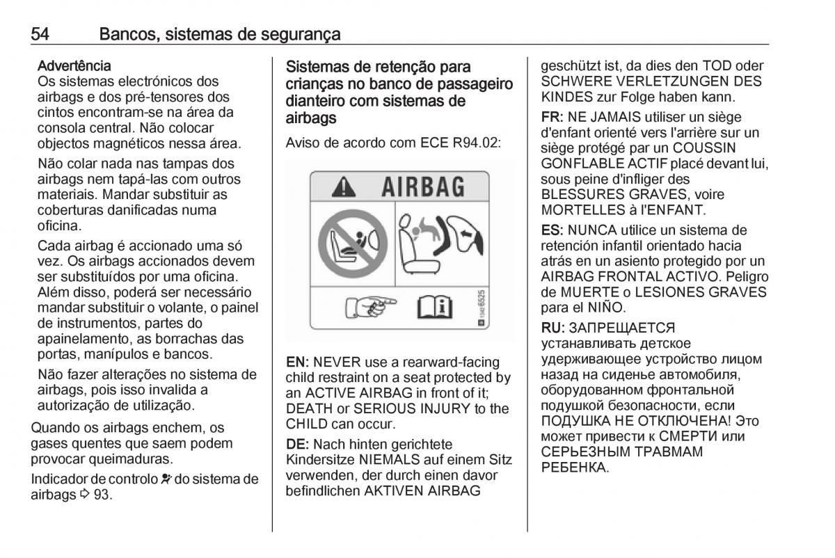 Opel Crossland X manual del propietario / page 56