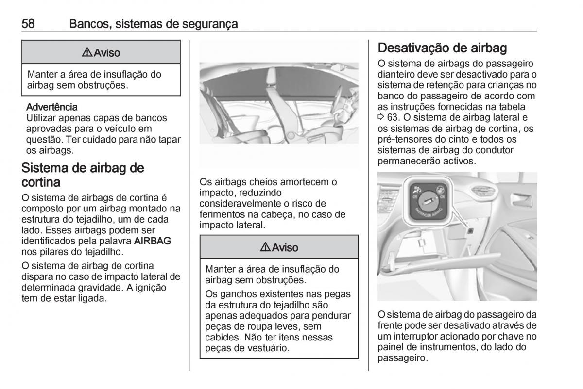 Opel Crossland X manual del propietario / page 60