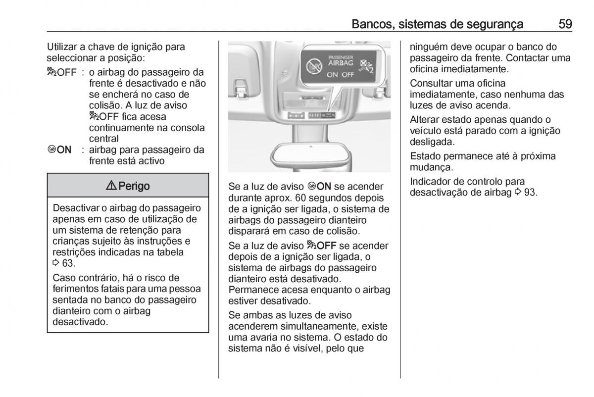 Opel Crossland X manual del propietario / page 61