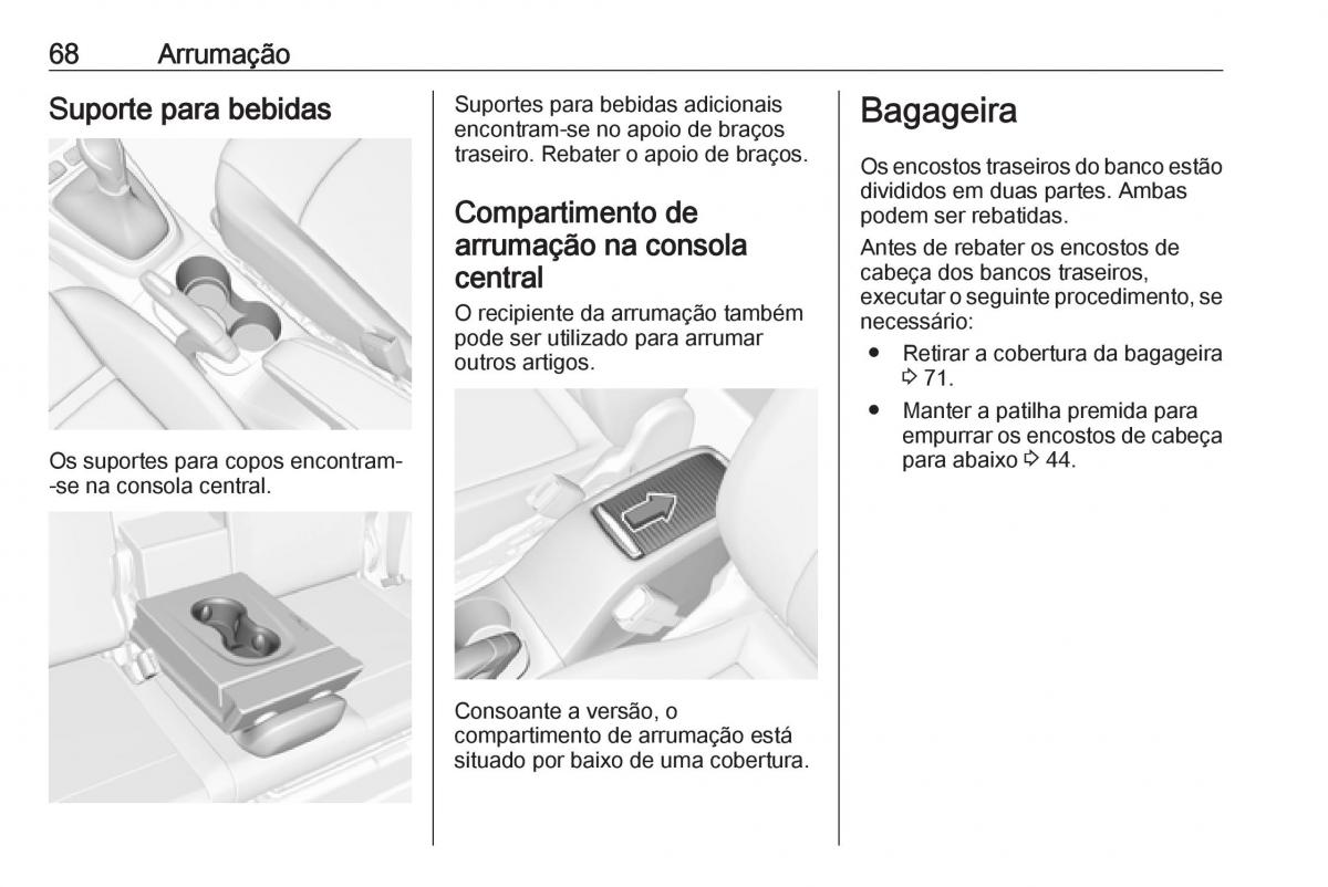 Opel Crossland X manual del propietario / page 70