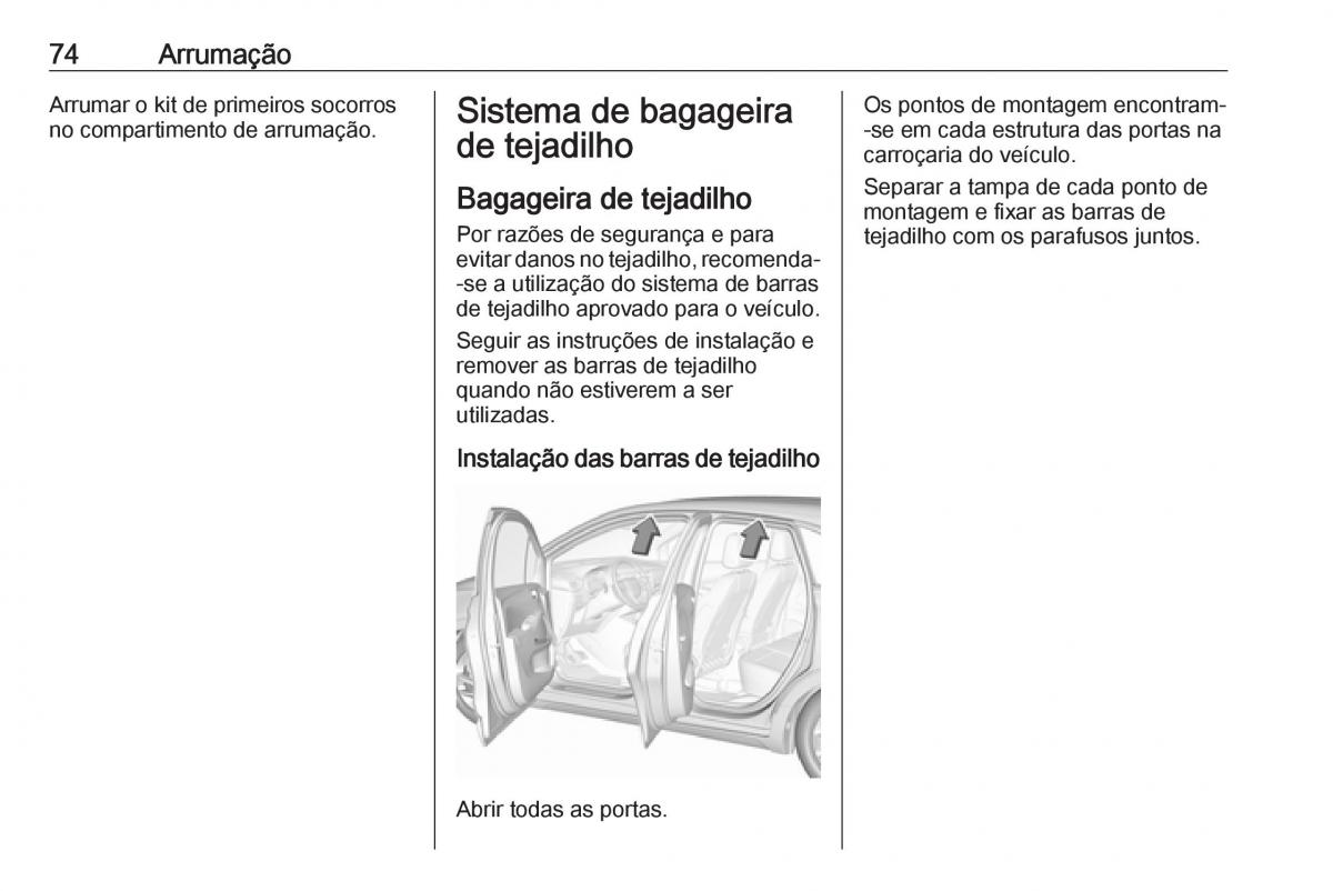 Opel Crossland X manual del propietario / page 76