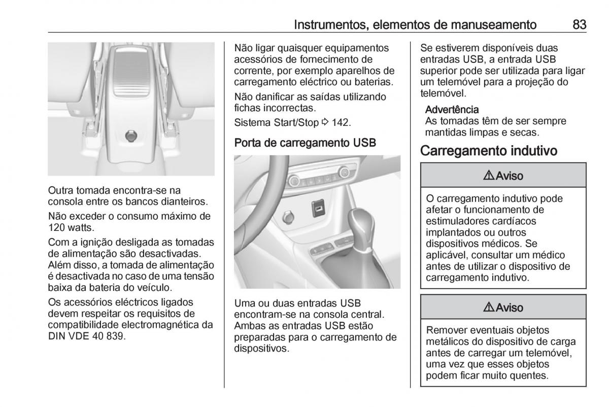 Opel Crossland X manual del propietario / page 85