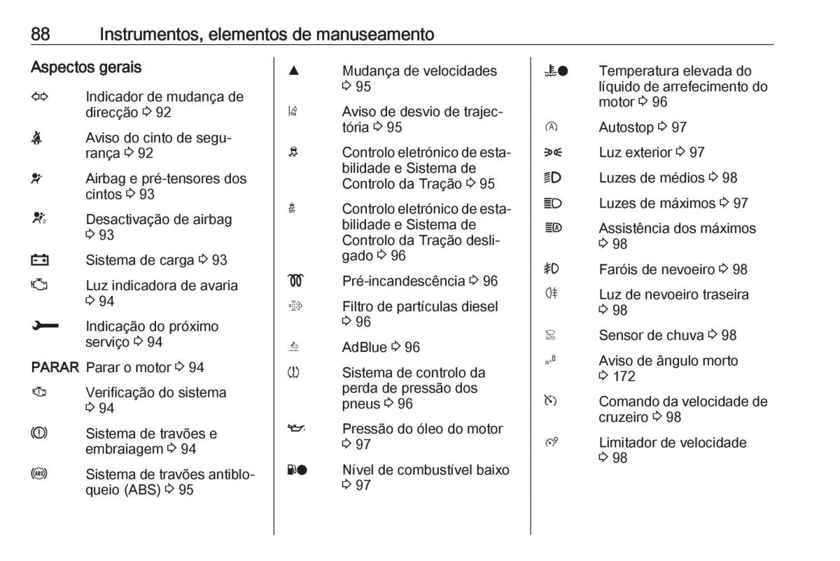 Opel Crossland X manual del propietario / page 90