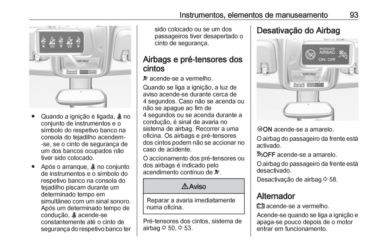 Opel Crossland X manual del propietario / page 95