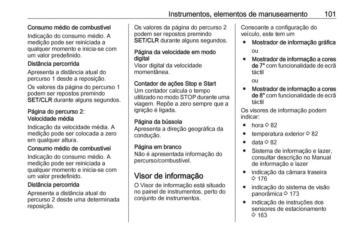 Opel Crossland X manual del propietario / page 103