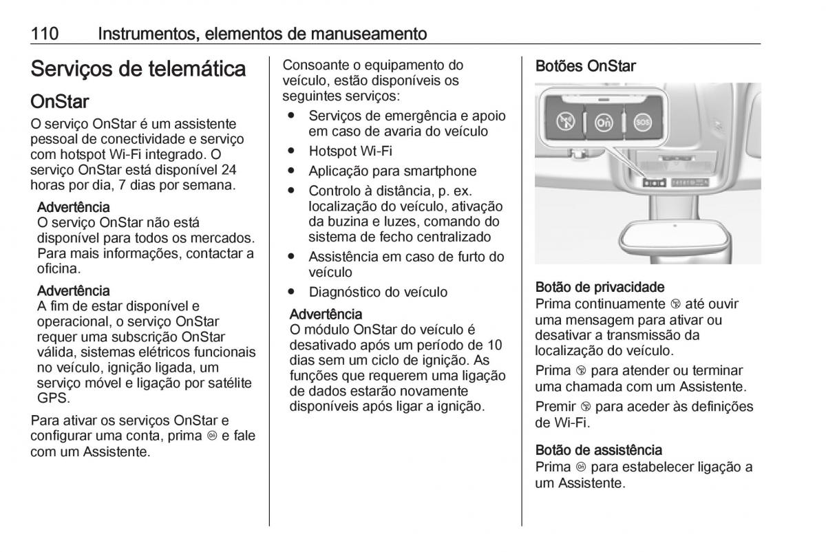 Opel Crossland X manual del propietario / page 112