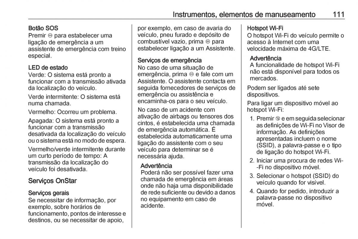 Opel Crossland X manual del propietario / page 113