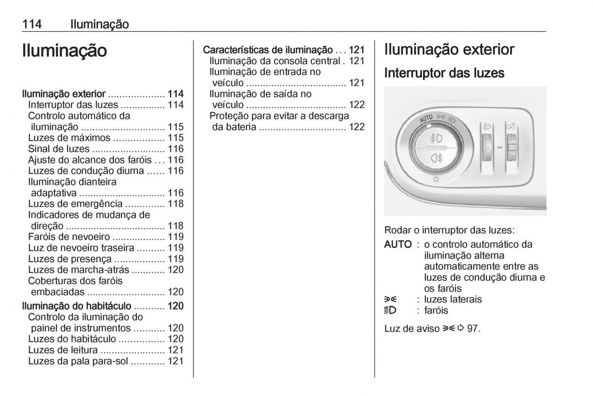 Opel Crossland X manual del propietario / page 116