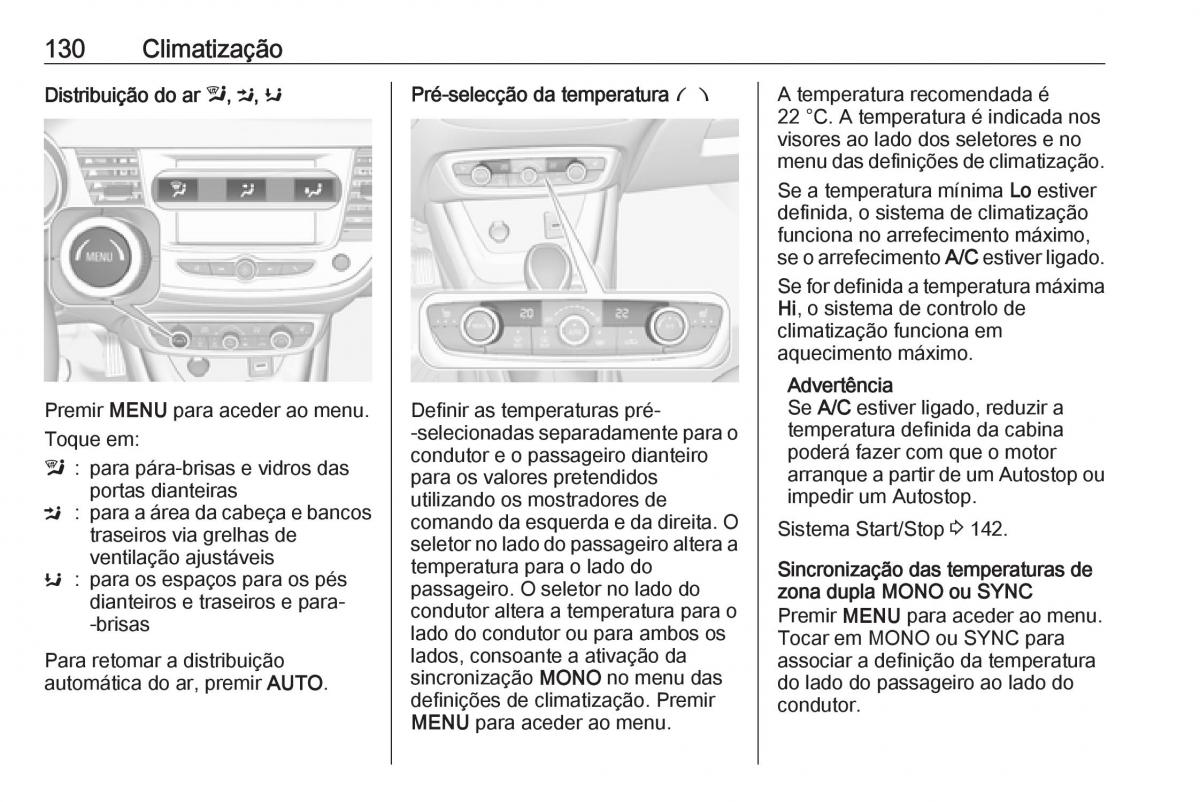 Opel Crossland X manual del propietario / page 132