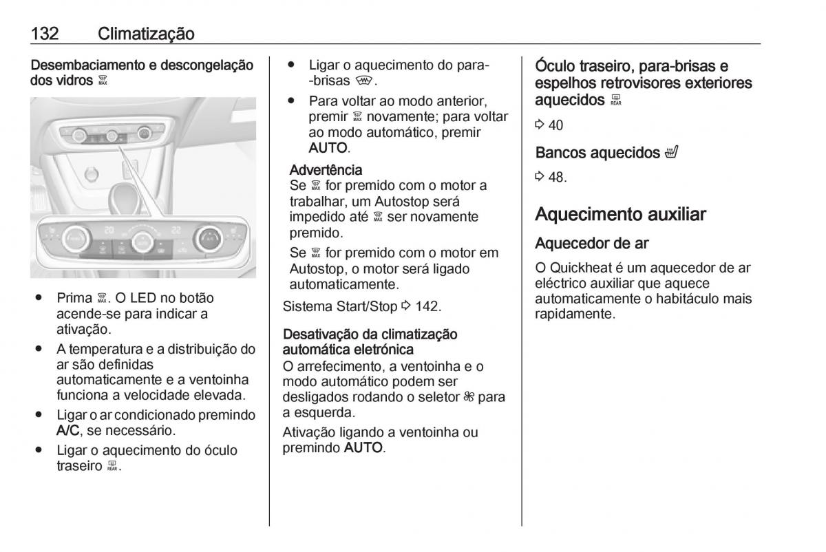 Opel Crossland X manual del propietario / page 134