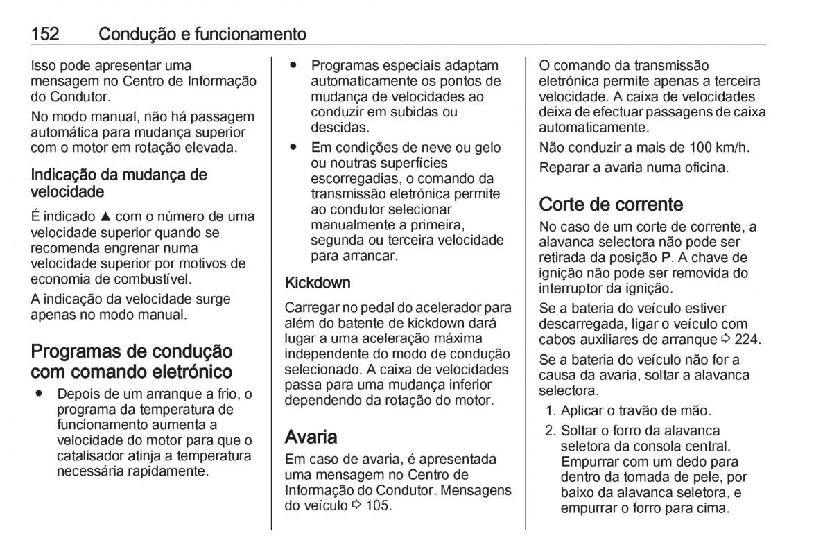 Opel Crossland X manual del propietario / page 154