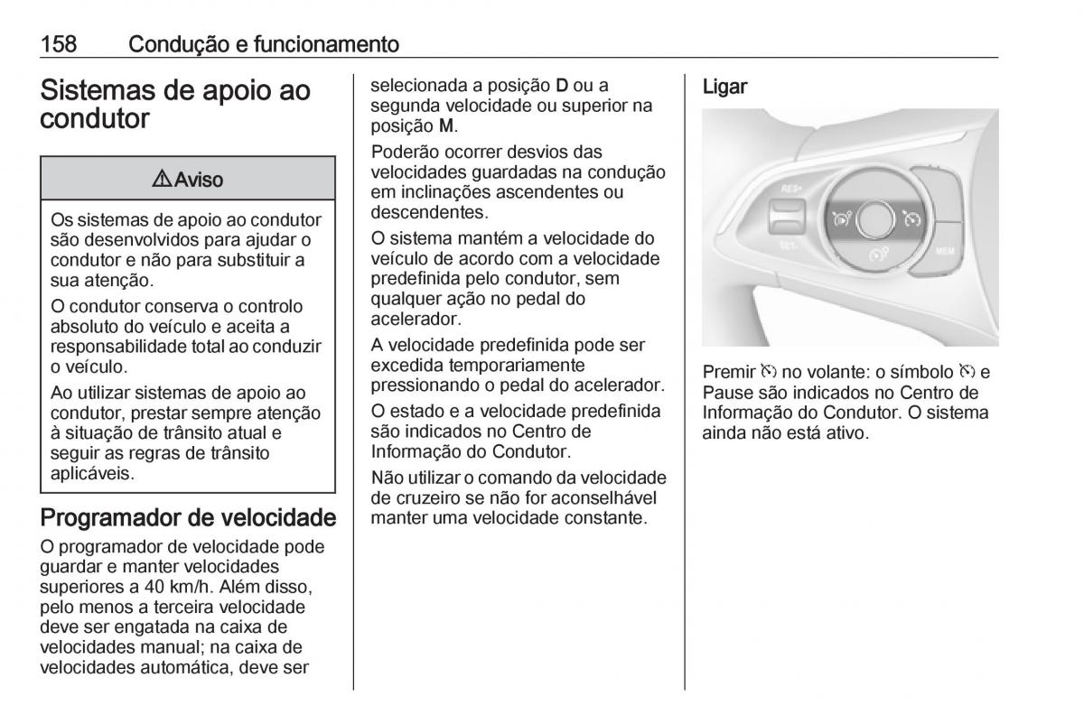 Opel Crossland X manual del propietario / page 160