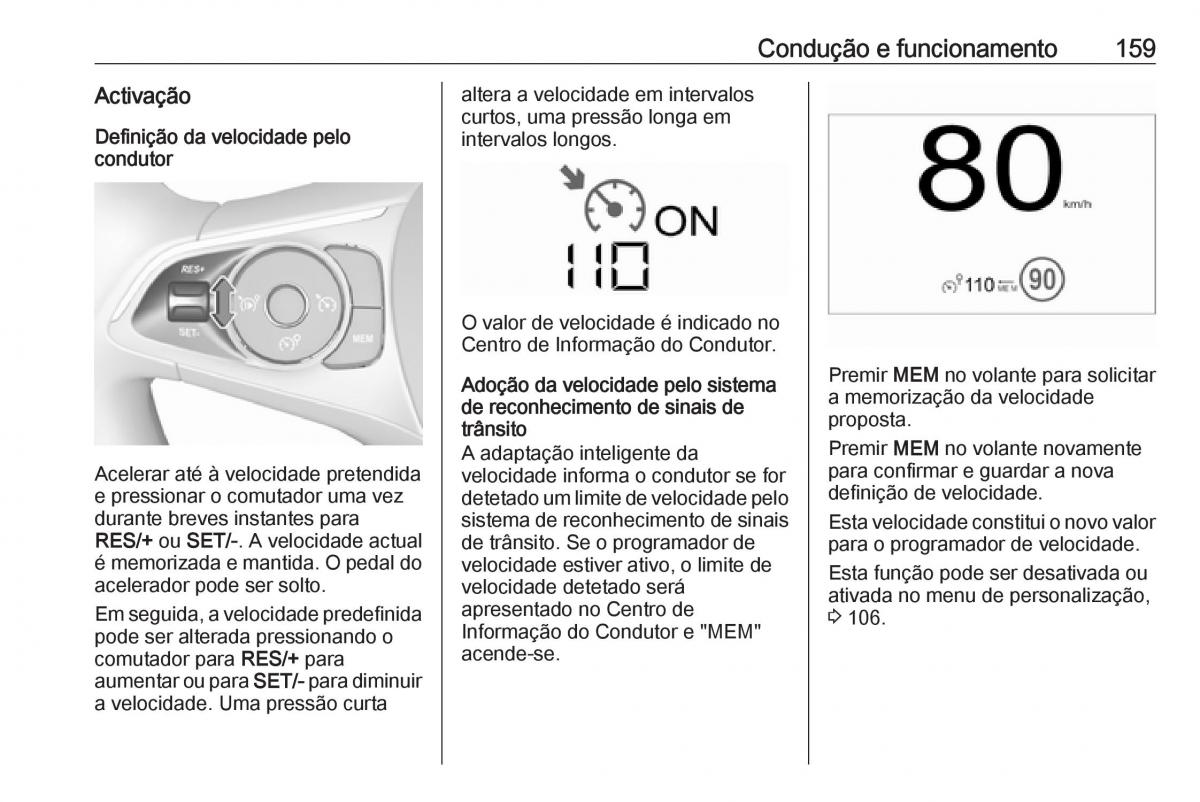 Opel Crossland X manual del propietario / page 161