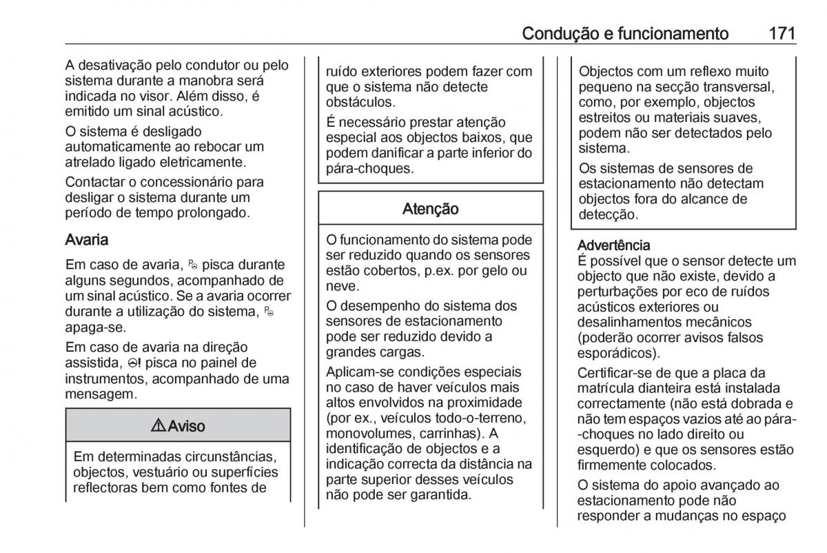 Opel Crossland X manual del propietario / page 173