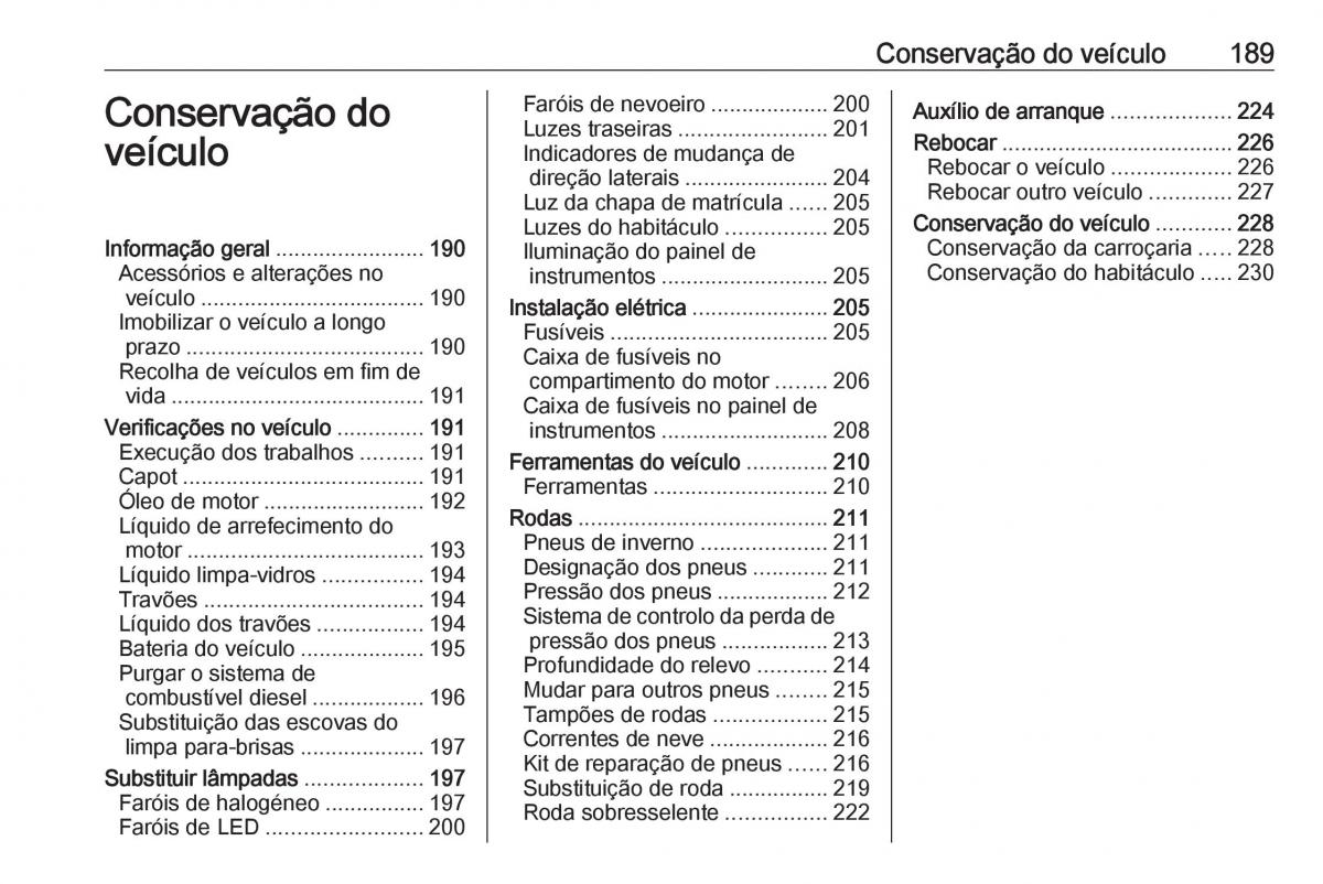 Opel Crossland X manual del propietario / page 191