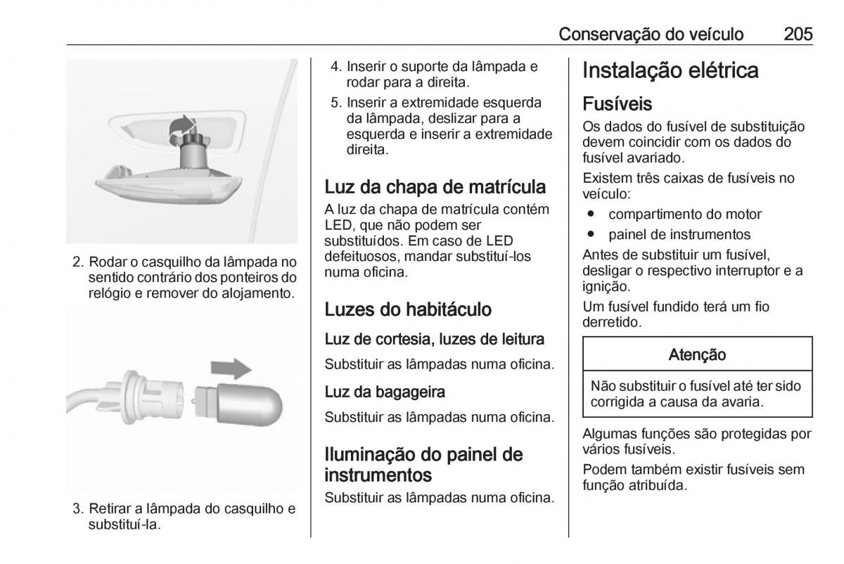 Opel Crossland X manual del propietario / page 207