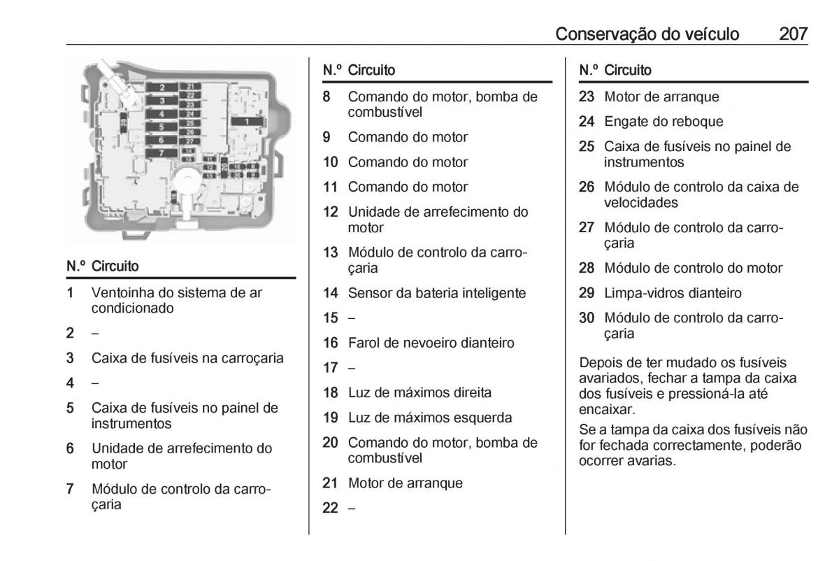 Opel Crossland X manual del propietario / page 209