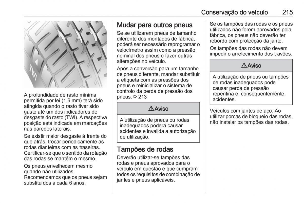 Opel Crossland X manual del propietario / page 217