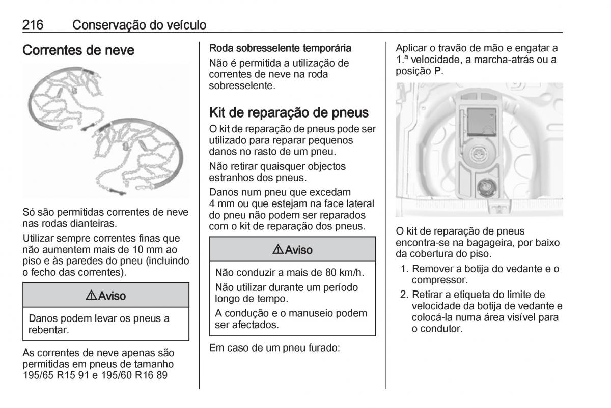 Opel Crossland X manual del propietario / page 218