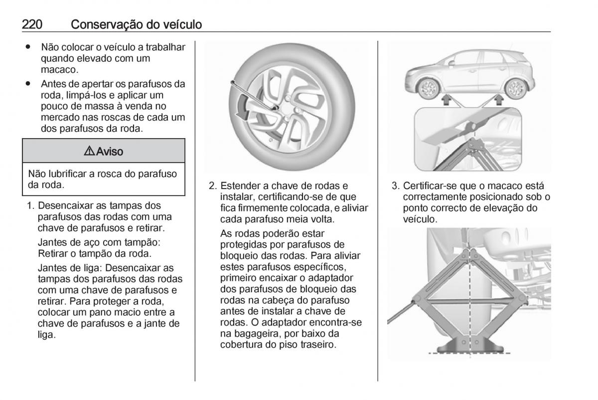 Opel Crossland X manual del propietario / page 222