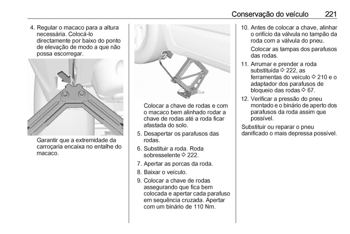 Opel Crossland X manual del propietario / page 223