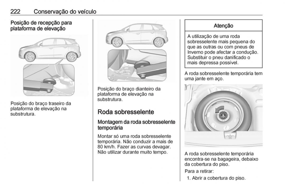 Opel Crossland X manual del propietario / page 224