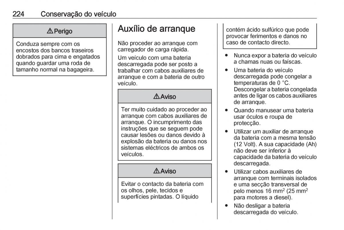 Opel Crossland X manual del propietario / page 226