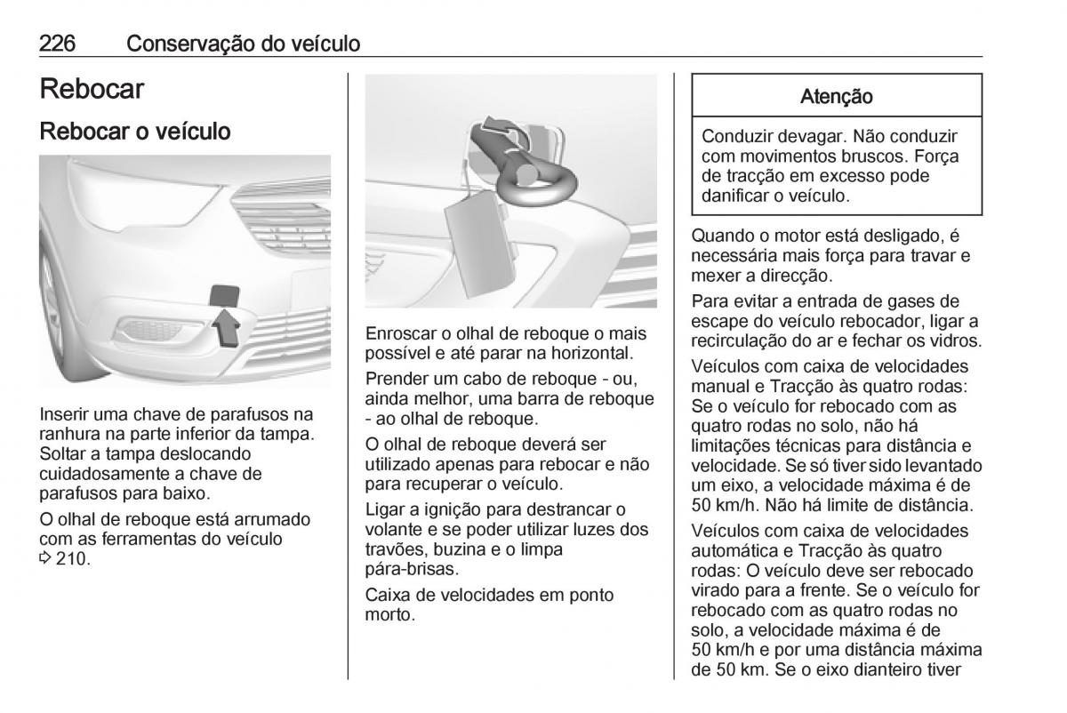 Opel Crossland X manual del propietario / page 228