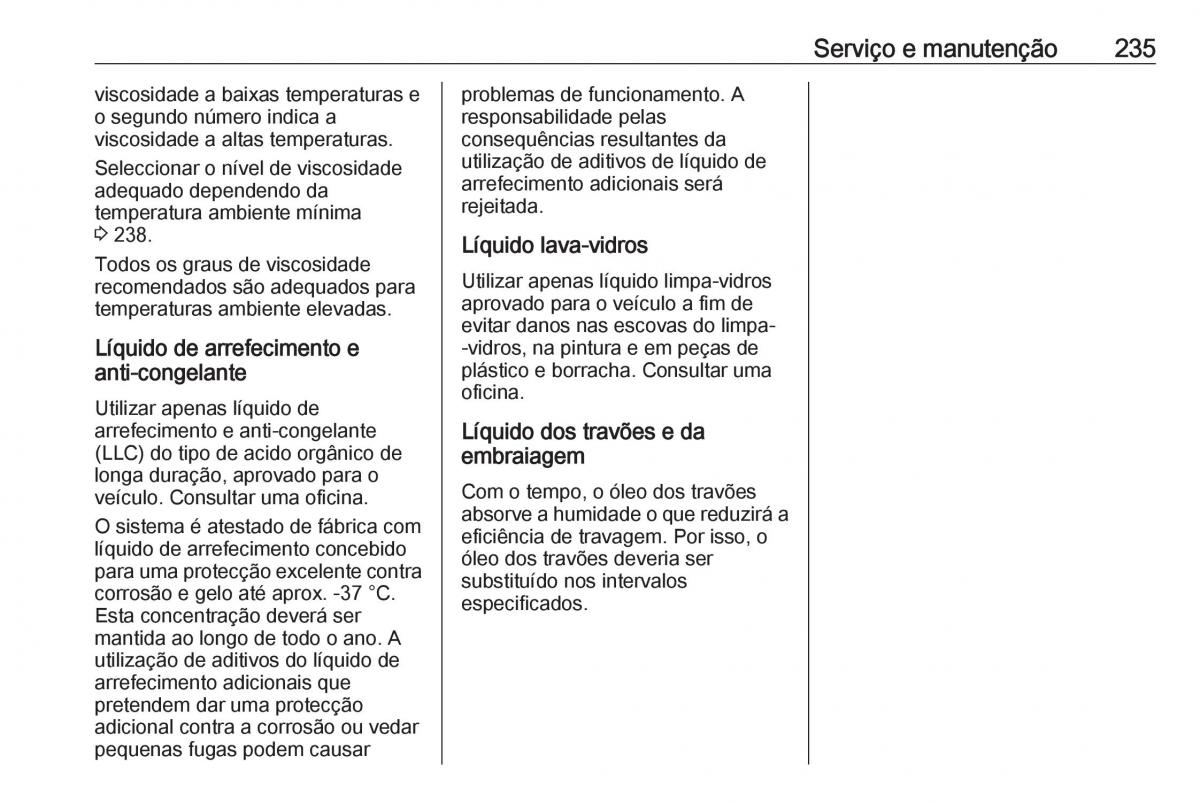 Opel Crossland X manual del propietario / page 237