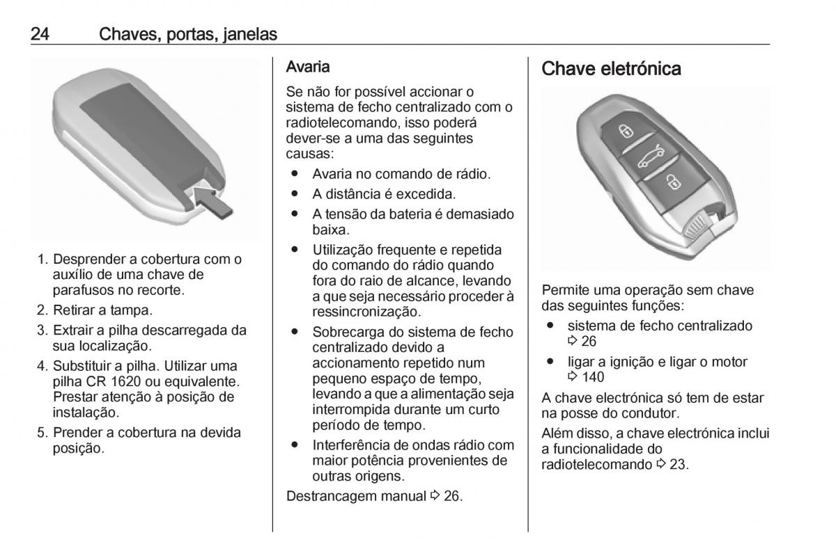 Opel Crossland X manual del propietario / page 26