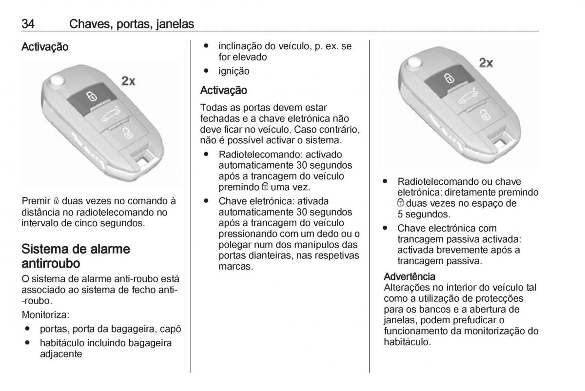 Opel Crossland X manual del propietario / page 36