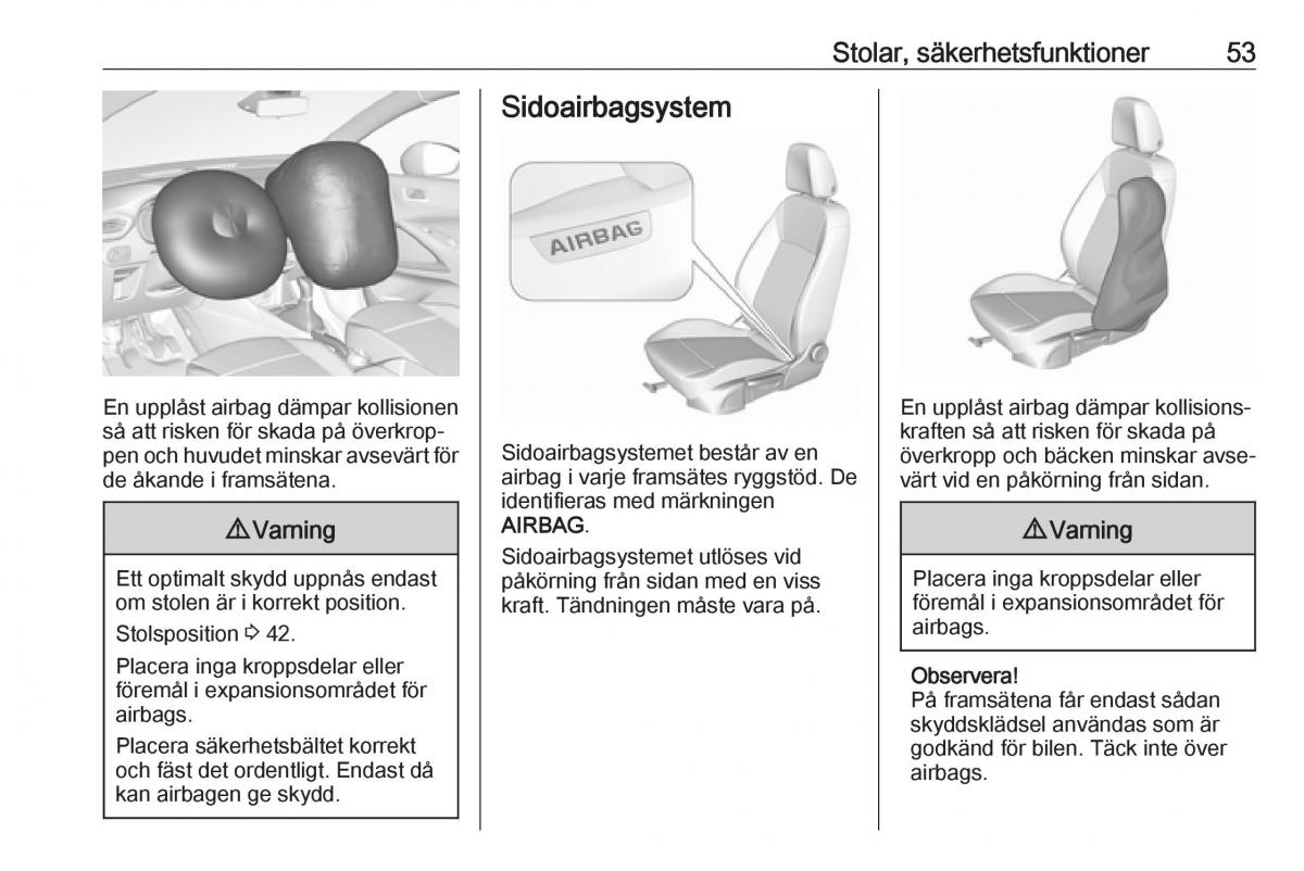 Opel Crossland X instruktionsbok / page 55