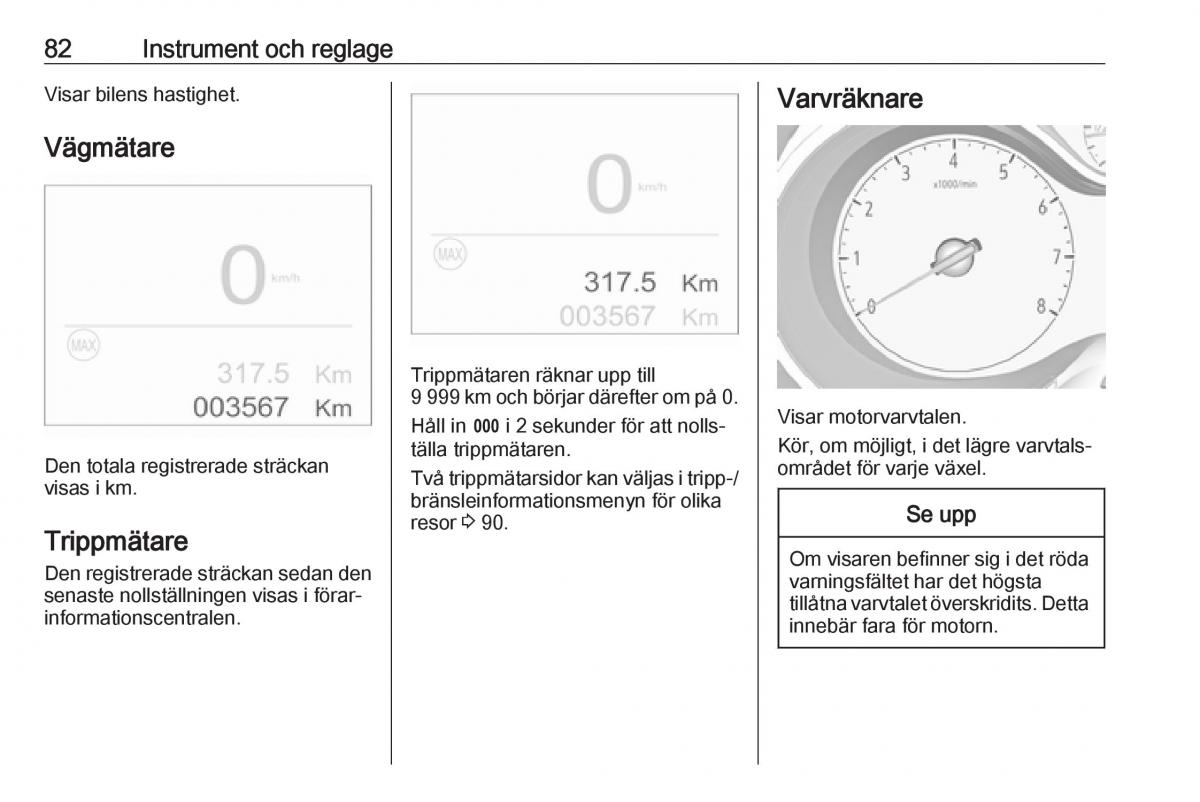 Opel Crossland X instruktionsbok / page 84