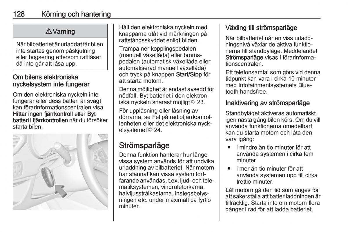 Opel Crossland X instruktionsbok / page 130