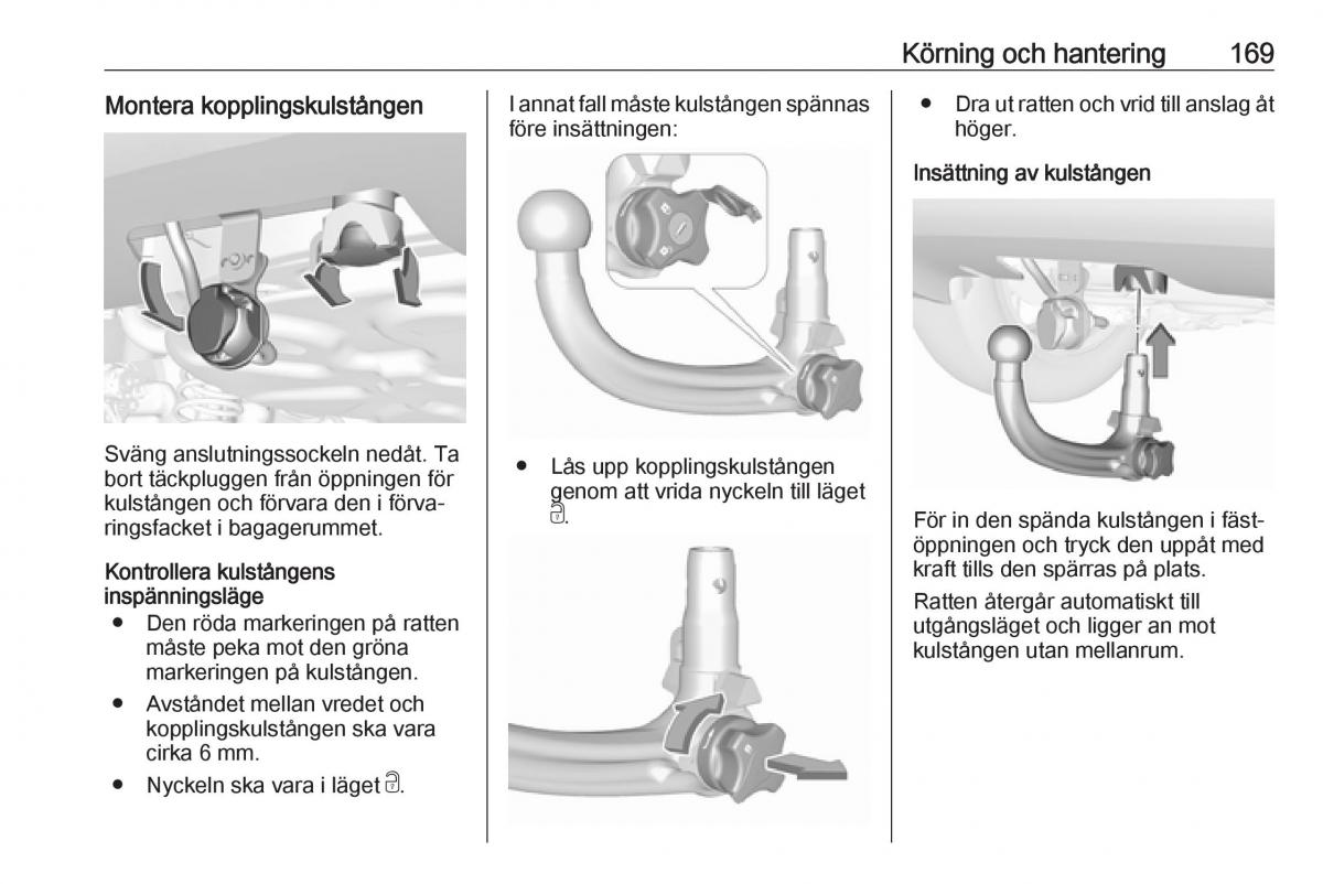 Opel Crossland X instruktionsbok / page 171