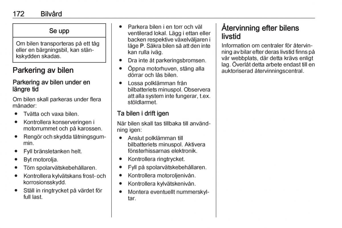 Opel Crossland X instruktionsbok / page 174