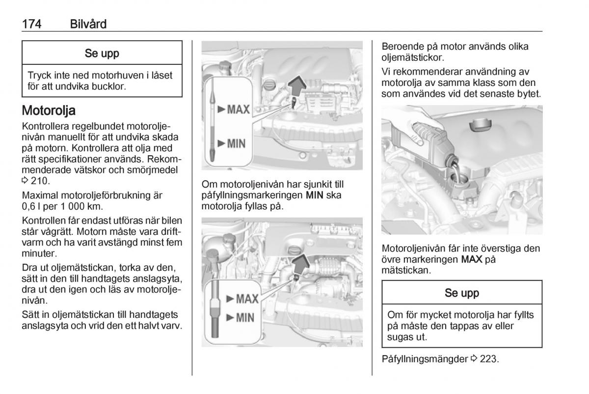 Opel Crossland X instruktionsbok / page 176