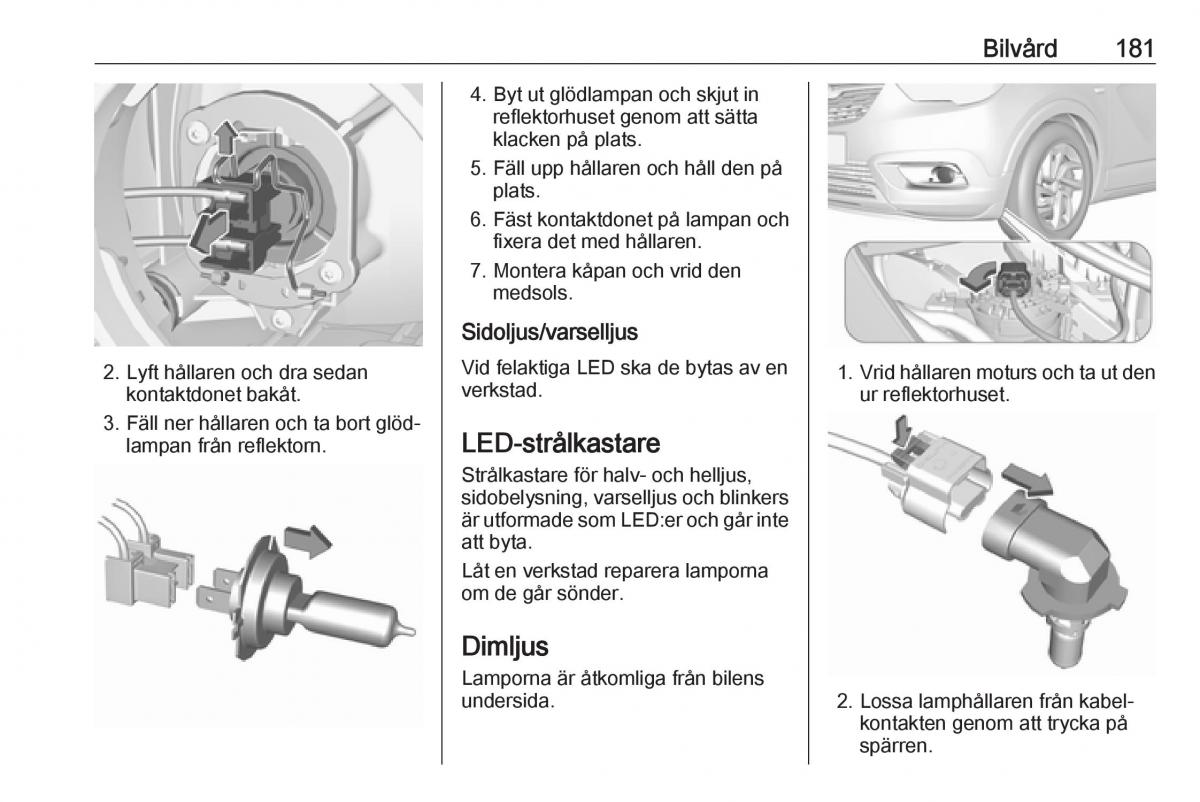 Opel Crossland X instruktionsbok / page 183