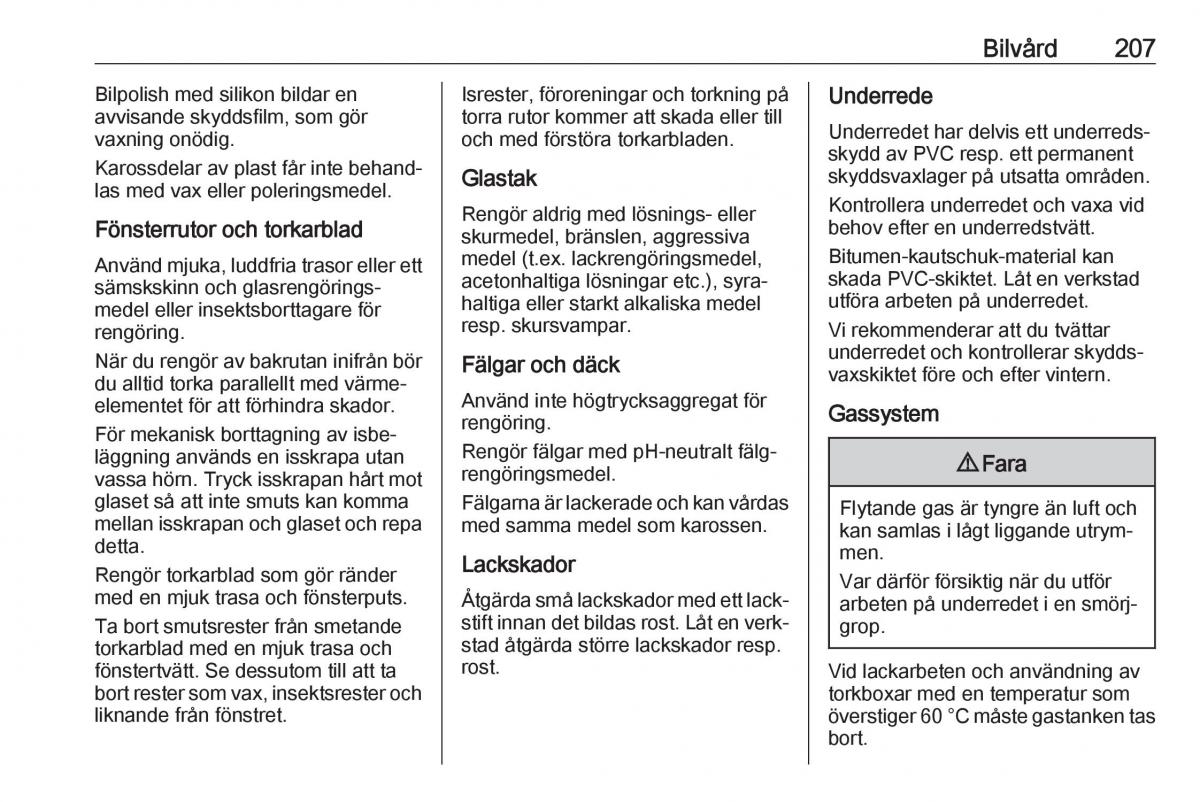 Opel Crossland X instruktionsbok / page 209