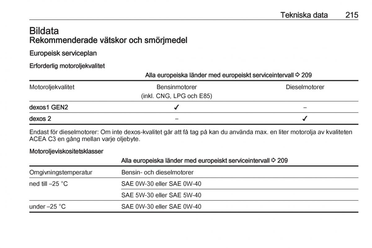 Opel Crossland X instruktionsbok / page 217