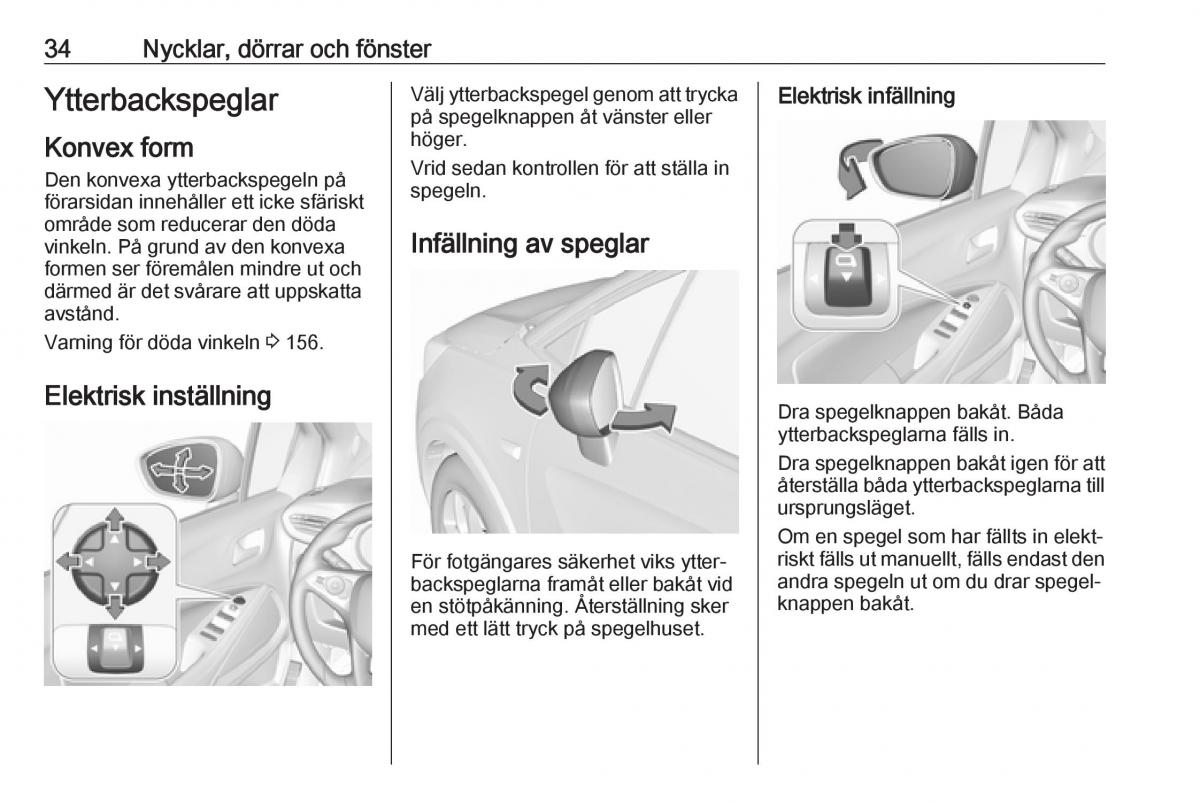 Opel Crossland X instruktionsbok / page 36