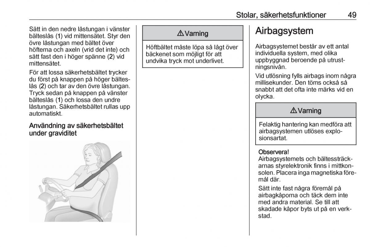 Opel Crossland X instruktionsbok / page 51