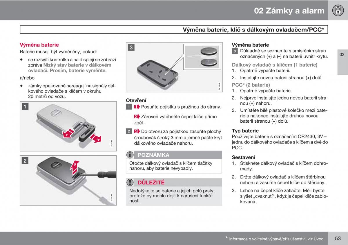 Volvo XC60 I 1 navod k obsludze / page 55