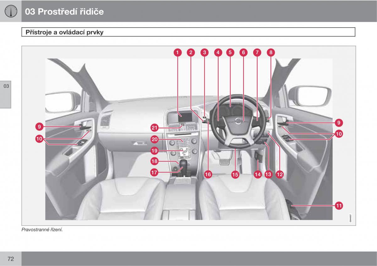 Volvo XC60 I 1 navod k obsludze / page 74