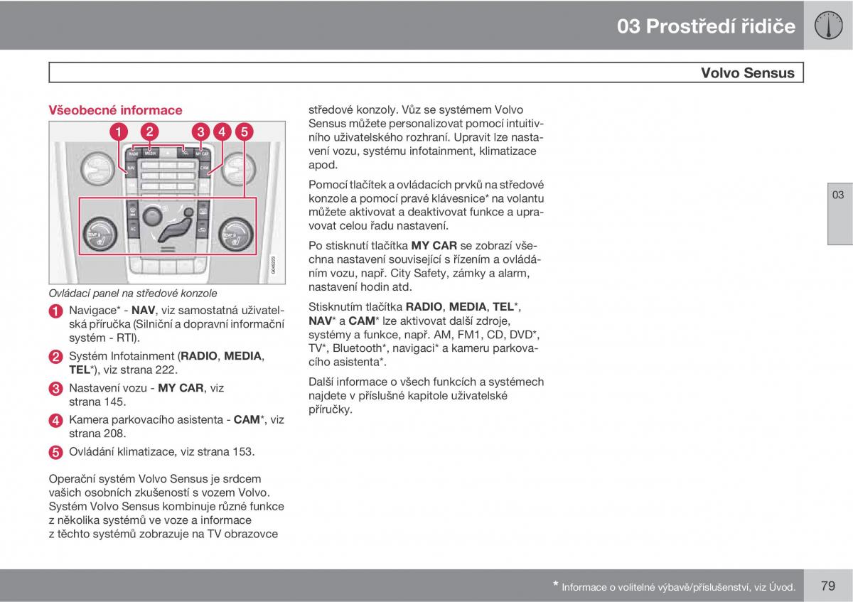 Volvo XC60 I 1 navod k obsludze / page 81