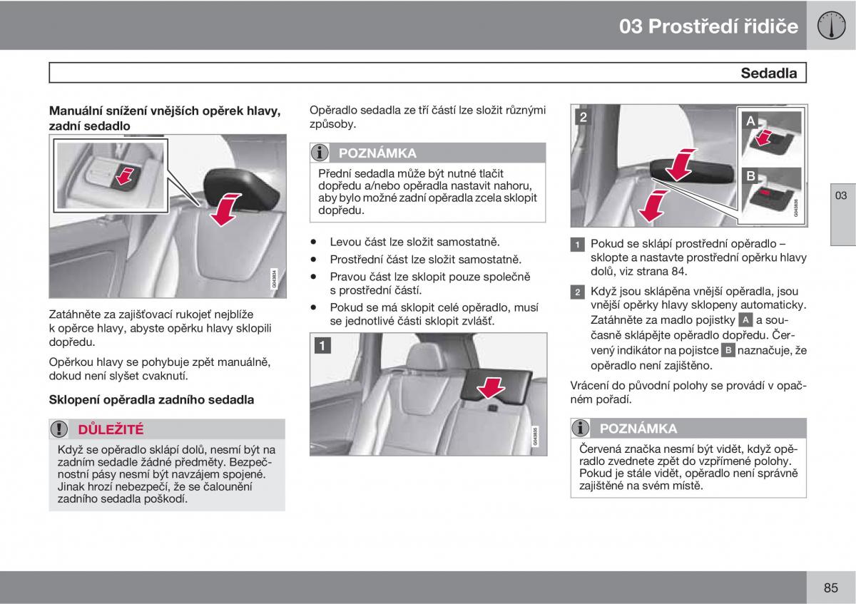 Volvo XC60 I 1 navod k obsludze / page 87