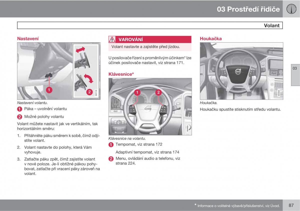 Volvo XC60 I 1 navod k obsludze / page 89