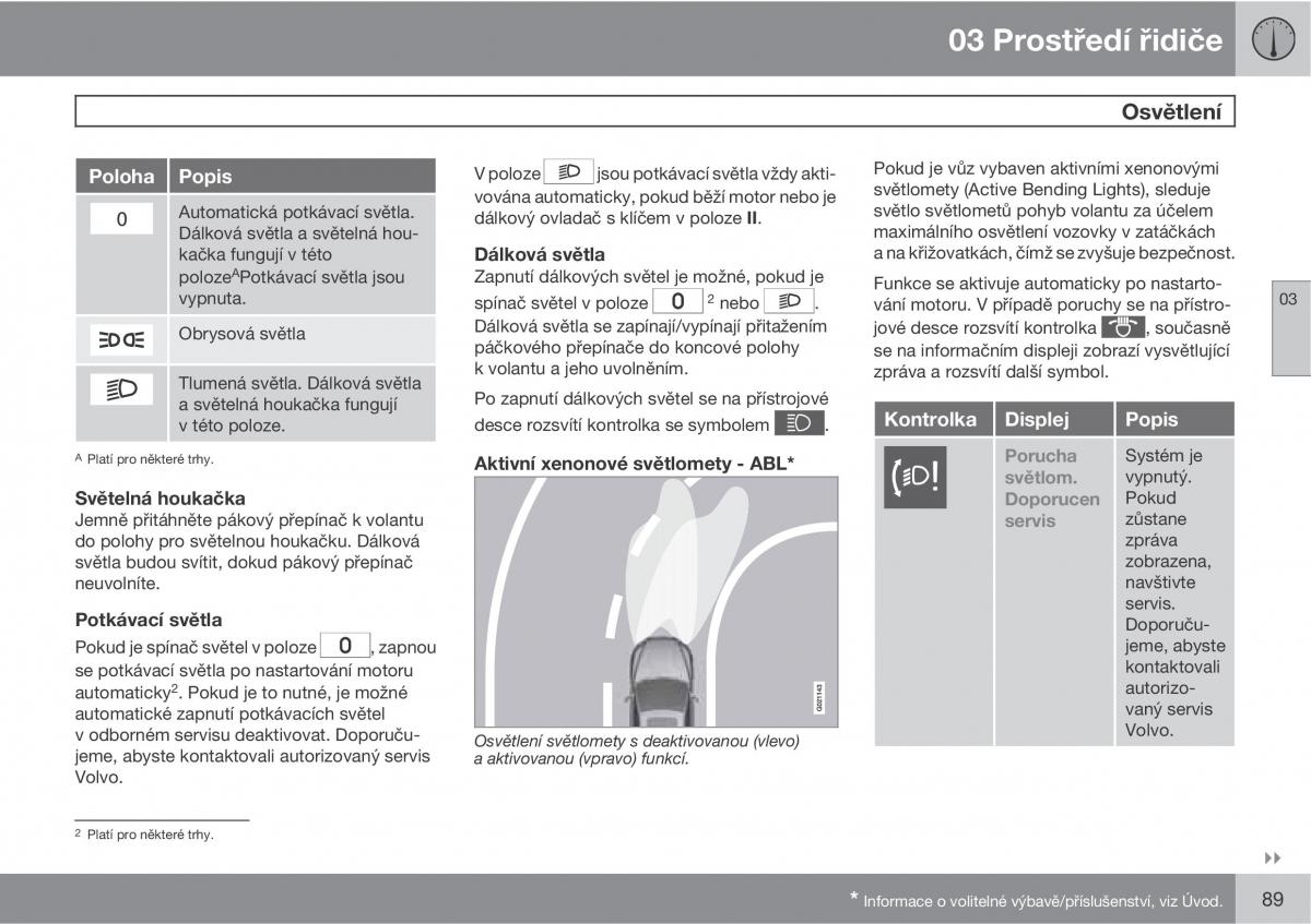 Volvo XC60 I 1 navod k obsludze / page 91