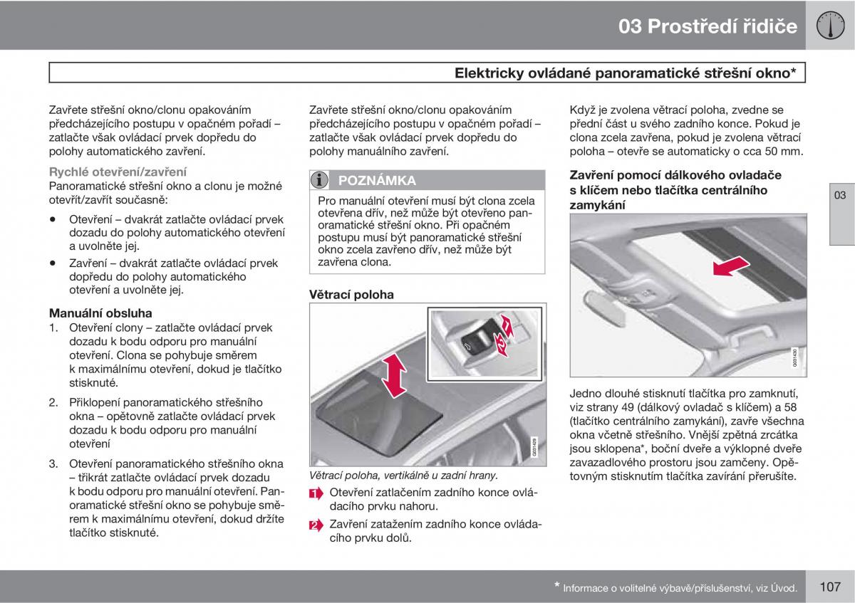 Volvo XC60 I 1 navod k obsludze / page 109