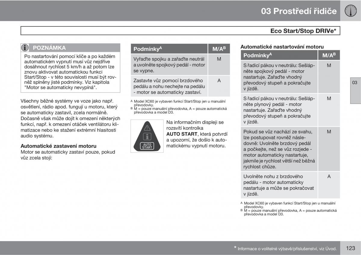 Volvo XC60 I 1 navod k obsludze / page 125